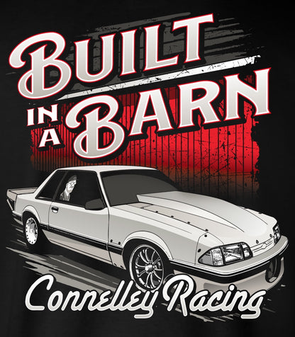 Built in a Barn - Silver Car Hoodie