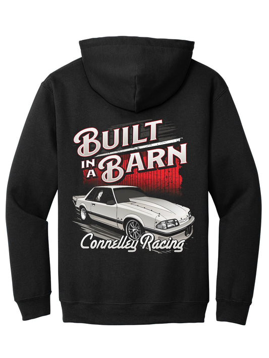 Built in a Barn - Silver Car Hoodie